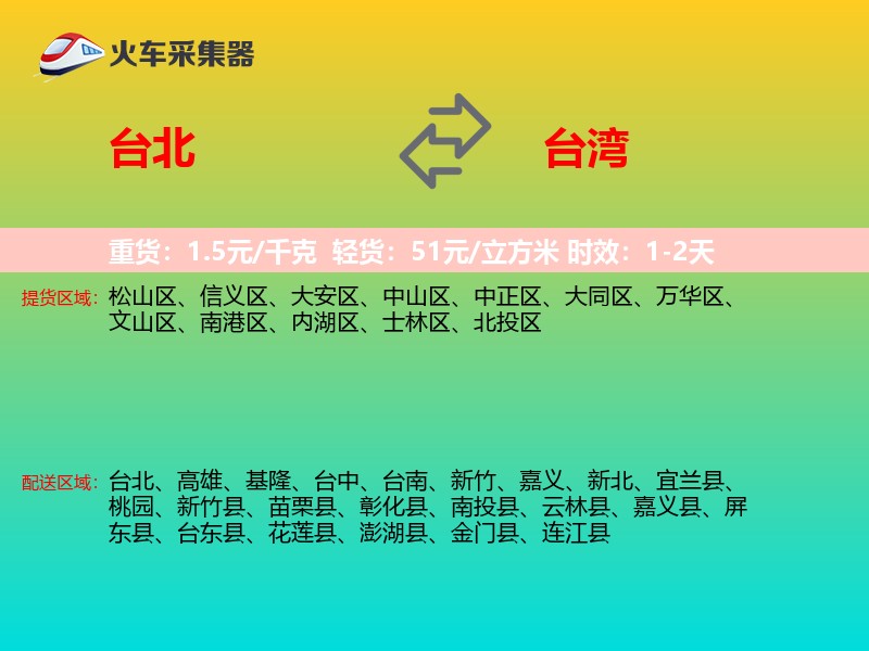 台北到台湾长途搬家
