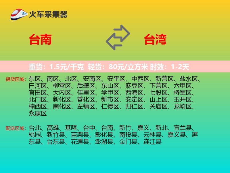 台南到台湾长途搬家