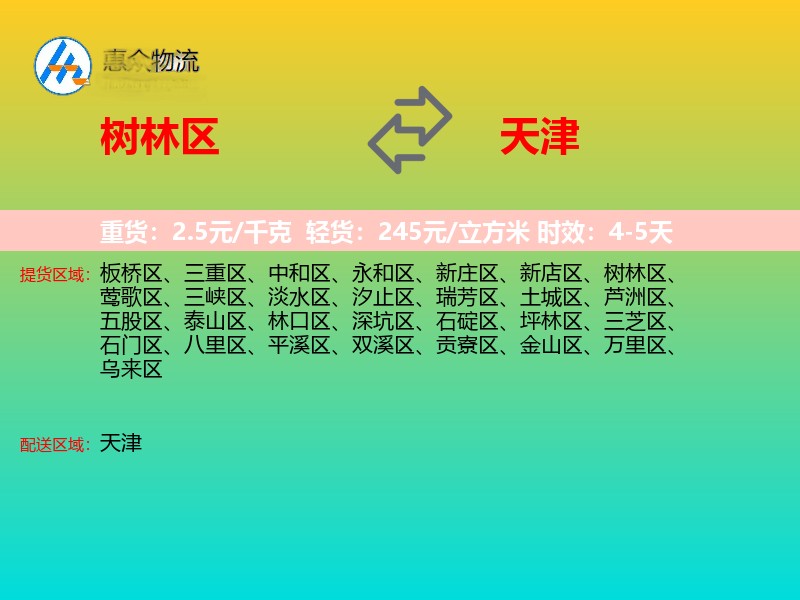 树林区到天津长途搬家