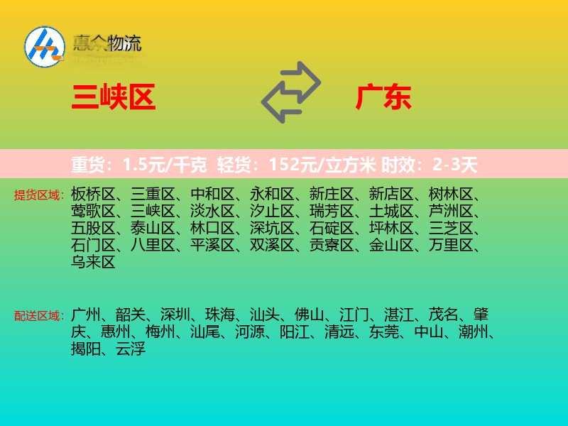 三峡区到广东长途搬家