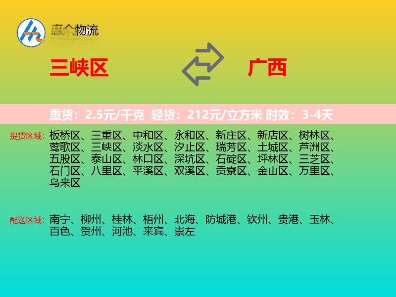 三峡区到广西长途搬家