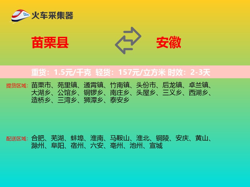 苗栗县到安徽物流专线