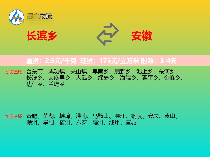 长滨乡到安徽长途搬家