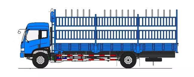 6.8米高栏货车